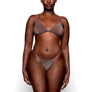 GLITTER SWIM TRIANGLE BIKINI Set